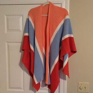 NWT Talbots striped wrap